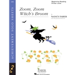 Zoom, Zoom, Witch's Broom - Beginning Reading/Primer Level Piano Solo