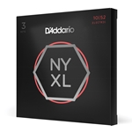 Daddario  NYXL1052-3P Nickel Wound Electric Guitar Strings, Light Top / Heavy Bottom, 10-52, 3 Sets