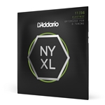 Daddario  NYXL1156 Nickel Wound Electric Guitar Strings, Medium Top / Extra-Heavy Bottom, 11-56