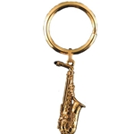 Harmony Jewelry FPK566G Alto Saxophone Keychain