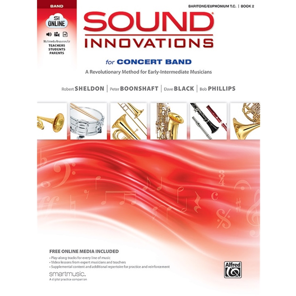 Sound Innovations for Concert Band Book 2 - Baritone TC w/Online Media