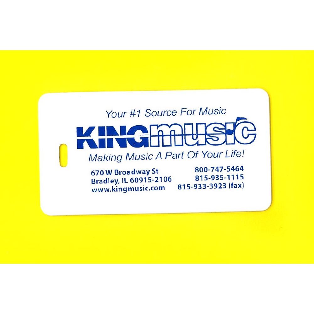 King Music Instrument Case Tag
