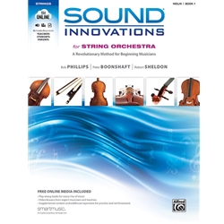 Sound Innovations for String Orchestra Book 1 - Violin w/Online Media