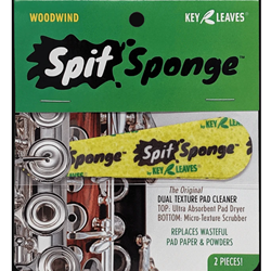 Key Leaves Spit Sponge Pad Dryer Woodwinds
