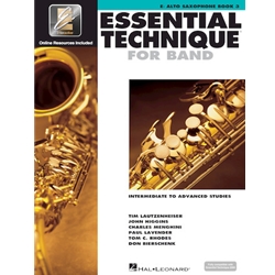 Essential Technique For Band 3 EEI - Eb Alto Saxophone