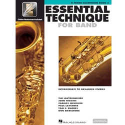 Essential Technique For Band 3 EEI - Bb Tenor Saxophone