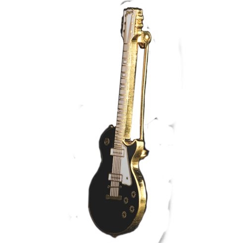 Harmony Jewelry FPP517GBK Les Paul Guitar Pin Gold/Black