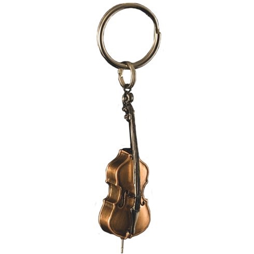 Harmony Jewelry FPK597BZ String Bass Keychain